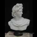 Best selling carved natural white marble human stone statue